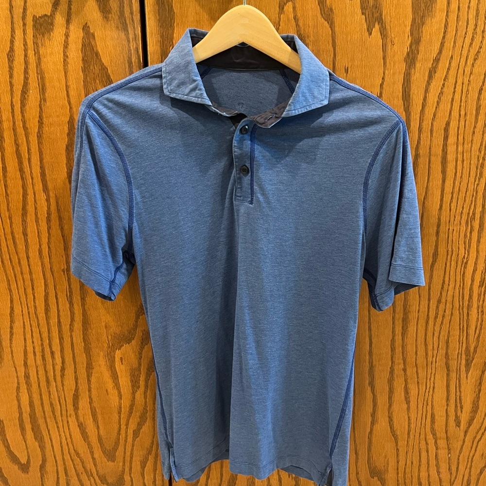 Lululemon Athletica Classic Blue Polo Shirt